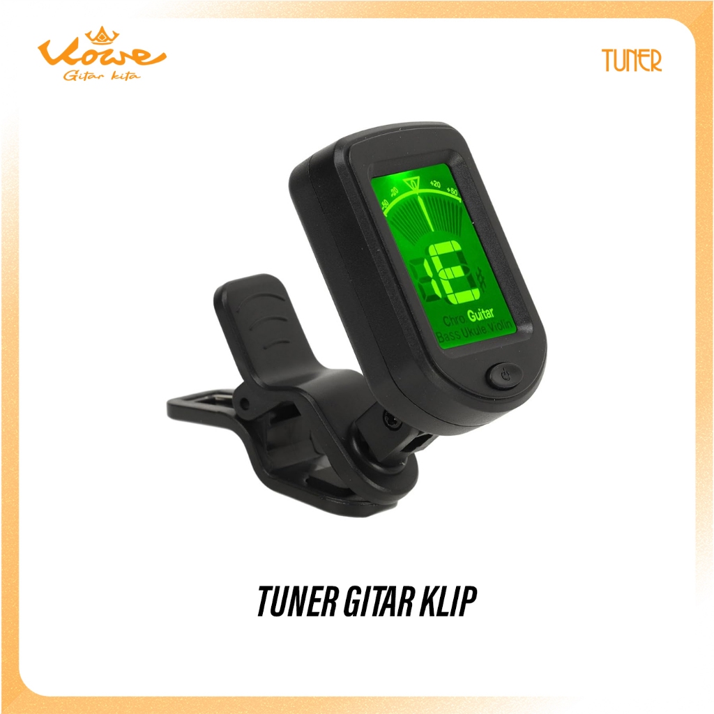 Tuner gitar akustik , ukulele , bass akustik