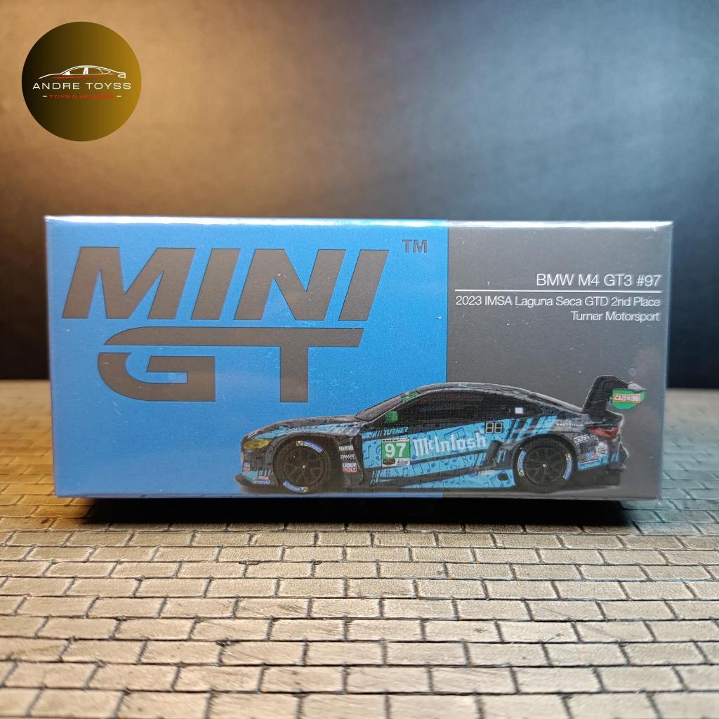 Mini GT BMW M4 GT3 2023 IMSA Laguna Seca GTD 2nd Place Tuner Motorsport Minigt