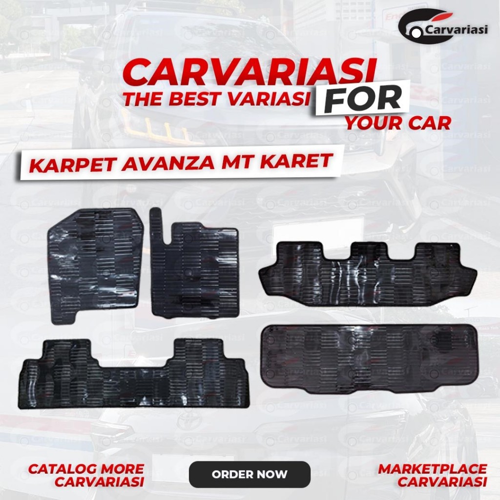 Karpet Mobil Karet Anti Slip Mudah Dibersihkan Karpet Avanza 2012 Karpet Karet Avanza 2012 MATIC