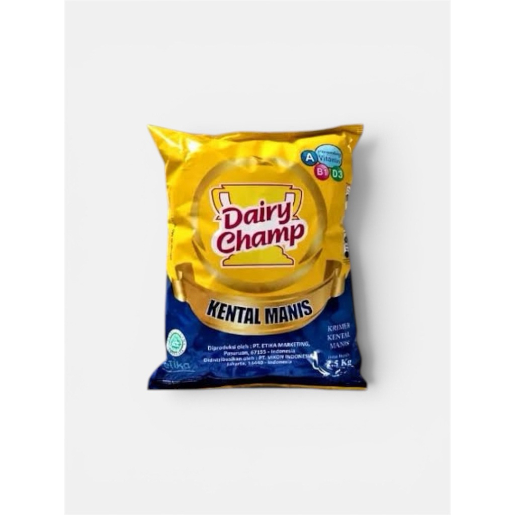 Susu Dairy Champ 2,5kg 1ct / Susu Kental Manis Dairy Champ Bantal Bag 20kg