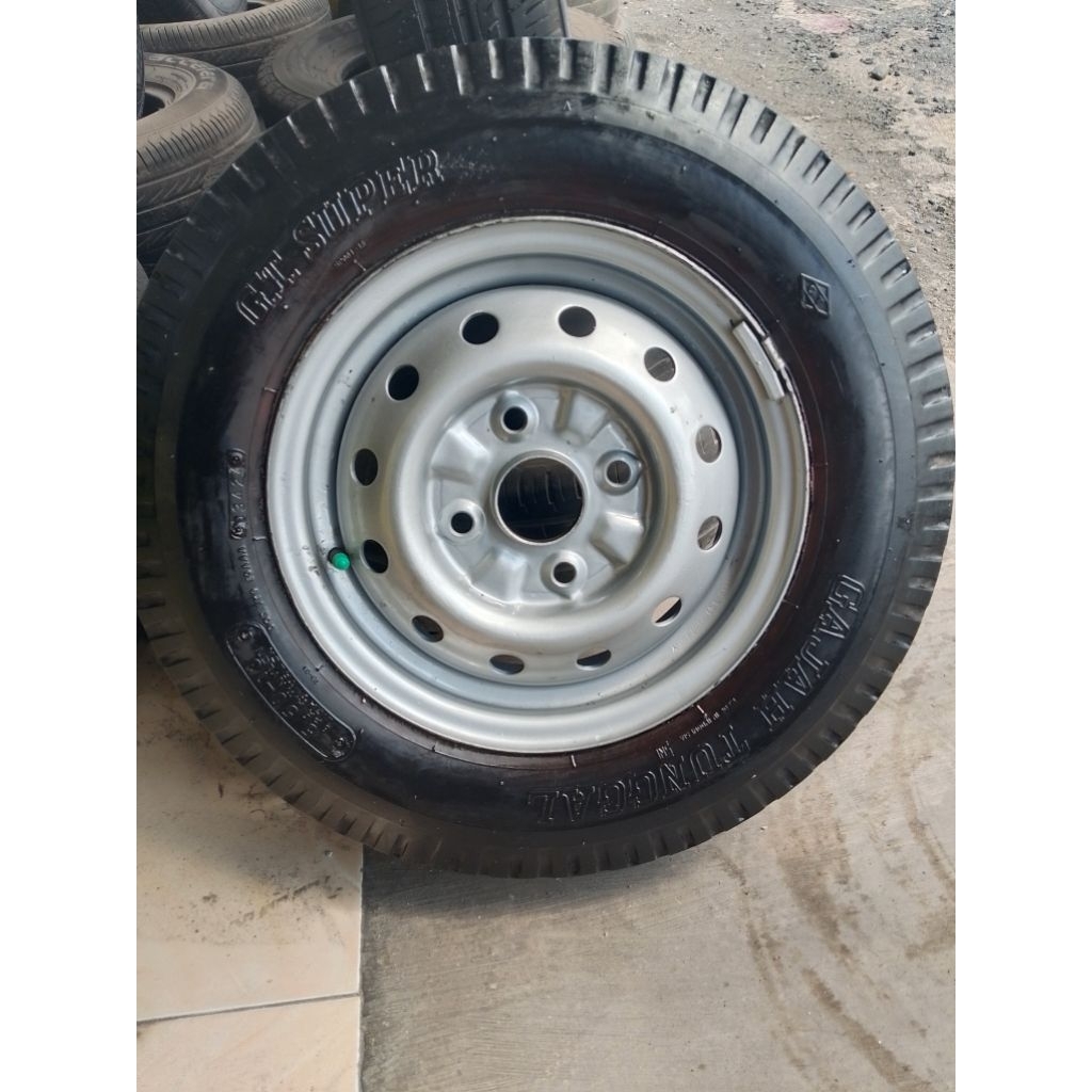 velg serep/cadangan carry ss futura ring 13 pcd 114 komplit ban tebal ukuran 550-13 nik 2024