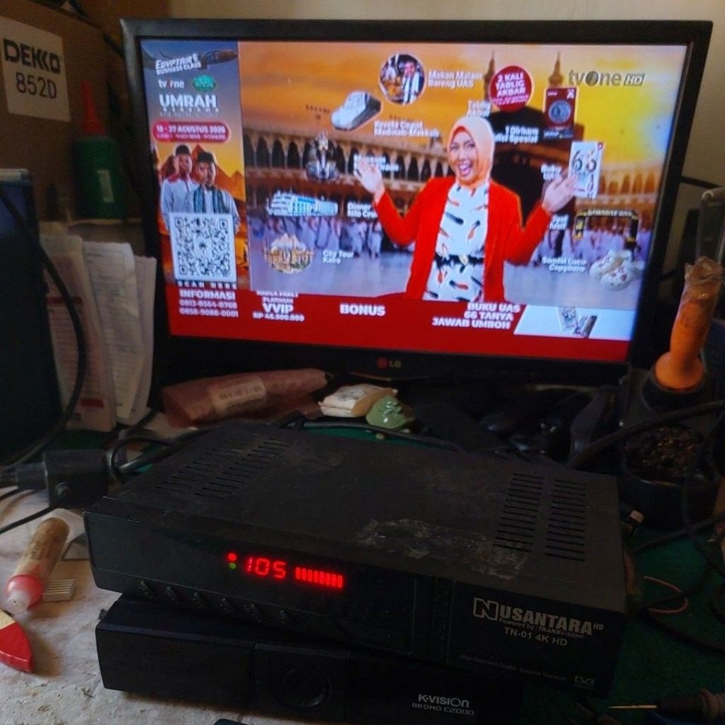 Receiver Nusantara HD bekas