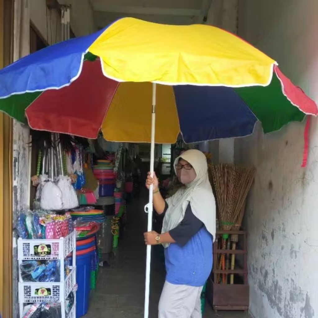 BL - Payung Tenda Merek Kapal / Payung Tenda Merek Kapal / Payung Pantai / Payung Usaha Warna / Payu