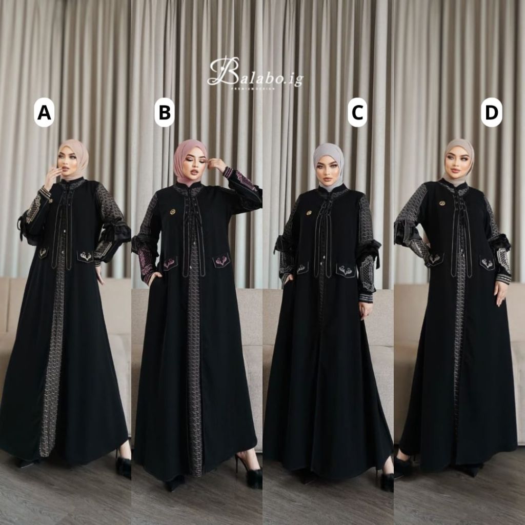 ARAFAH DRESS | BALABO | JETBLACK