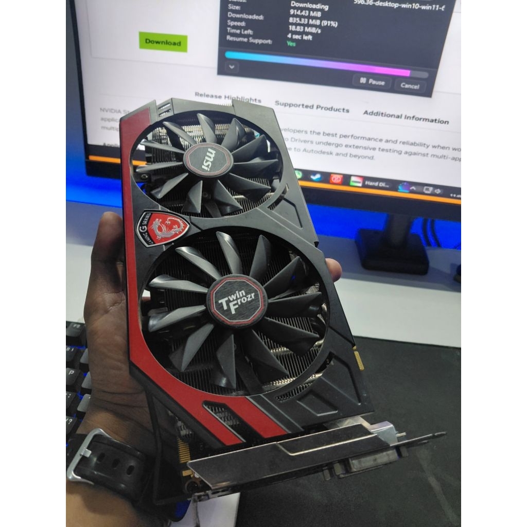 vga second msi gtx 780 3gb gddr 5