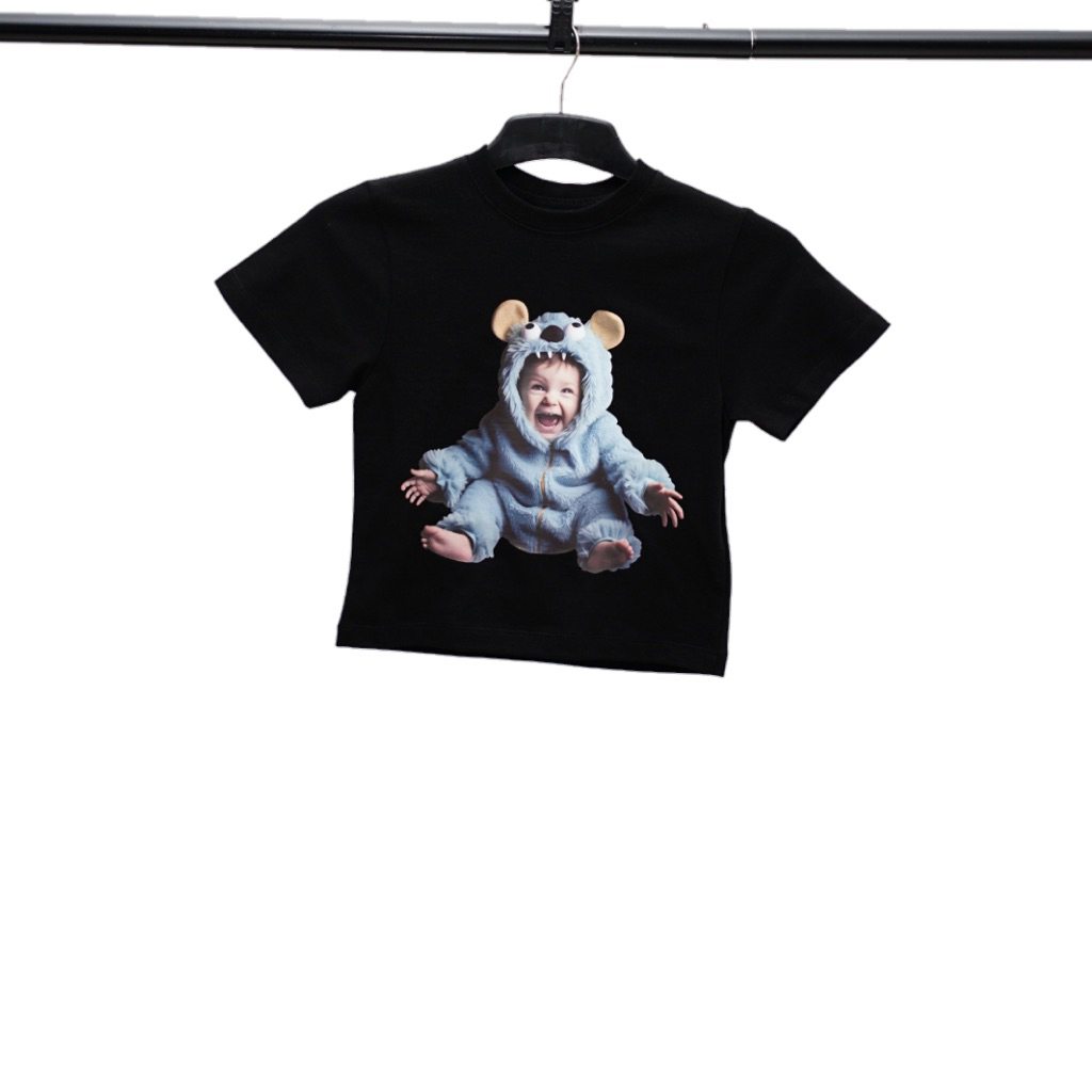 ADLV BABY MONSTER BLACK KIDS TEE (100% Original)