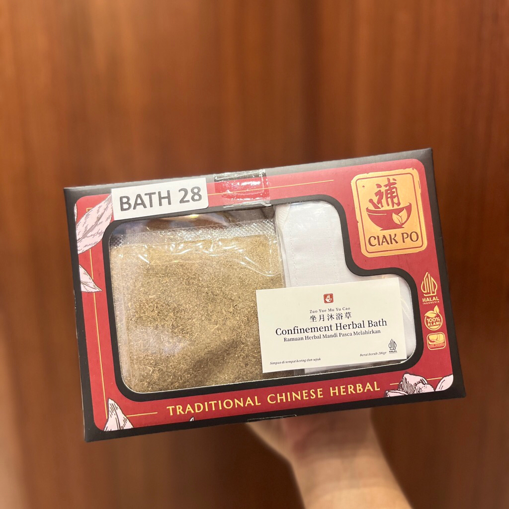 Ciak Po - Confinement Herbal Bath 28 Days Paket Mandi Rempah Melahirkan