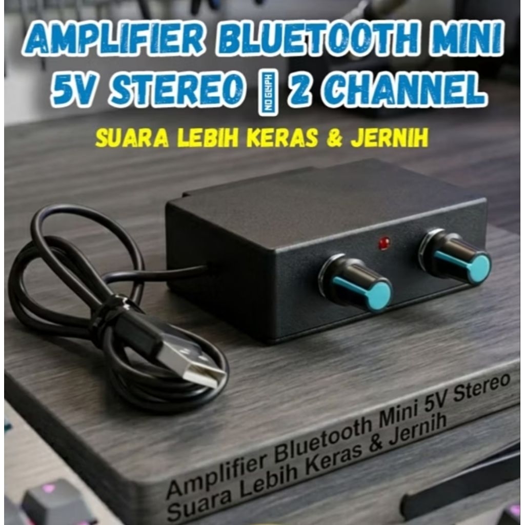 Mini Amplifier Clas D Bluetooth Stereo