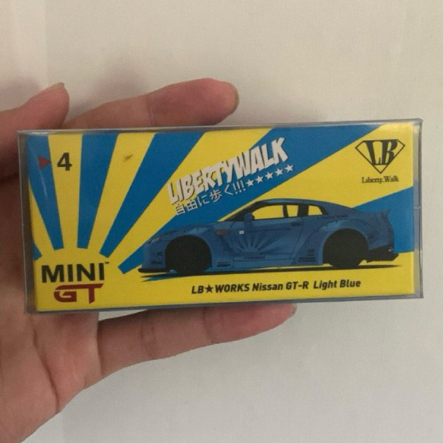 Minigt R35 lbwk light blue unseal