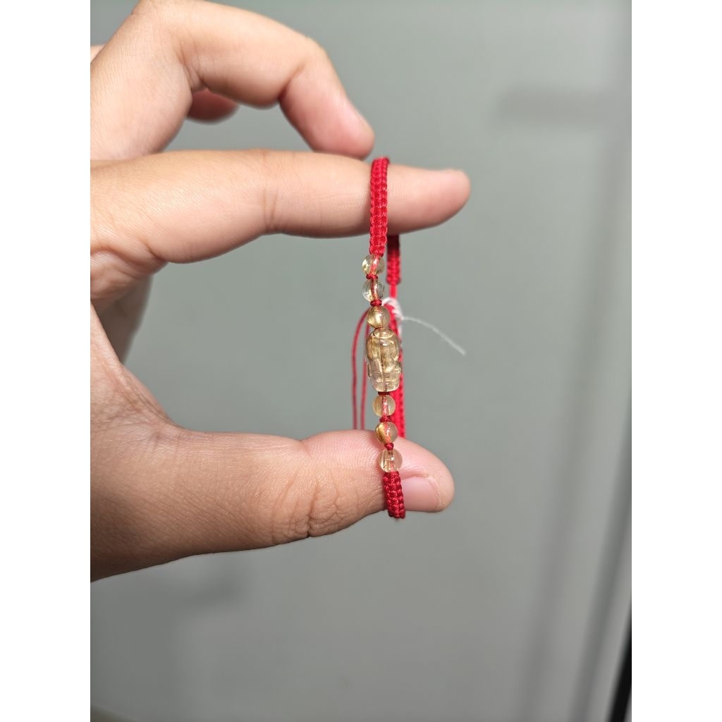 Wrapping Rutile Pixiu Premium – Gelang Keberuntungan Batu Rutile Elegan Feng Shui