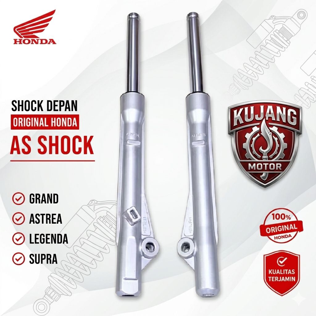 SHOCK DEPAN TABUNG GRAND, SUPRA X, LEGENDA, ASTREA AS SHOCK TABUNG GRAND