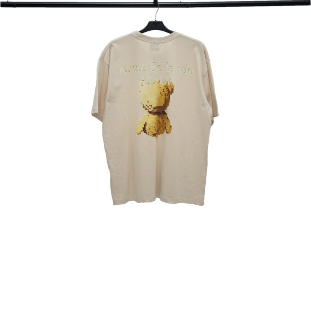ADLV BLOCK BEAR BEIGE TEE (100% Original)