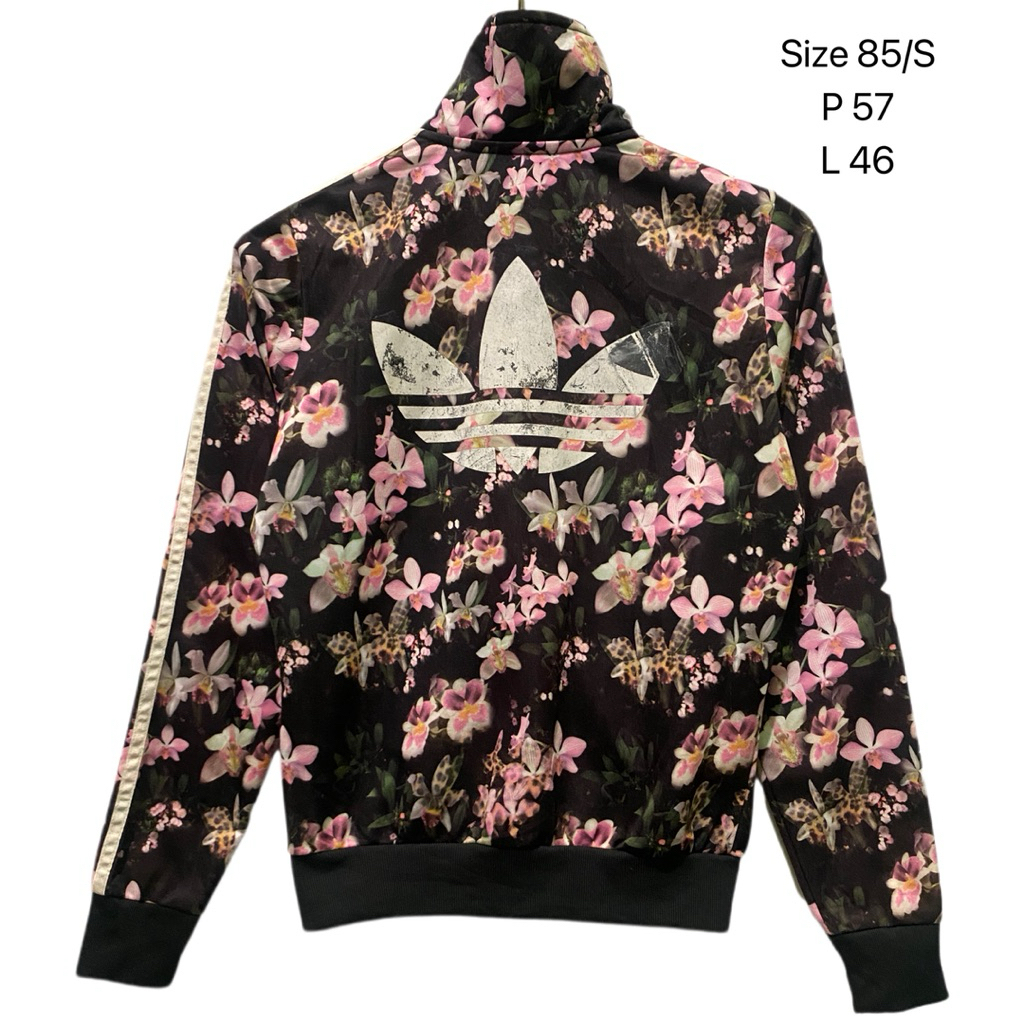 tracktop adidas floral big logo