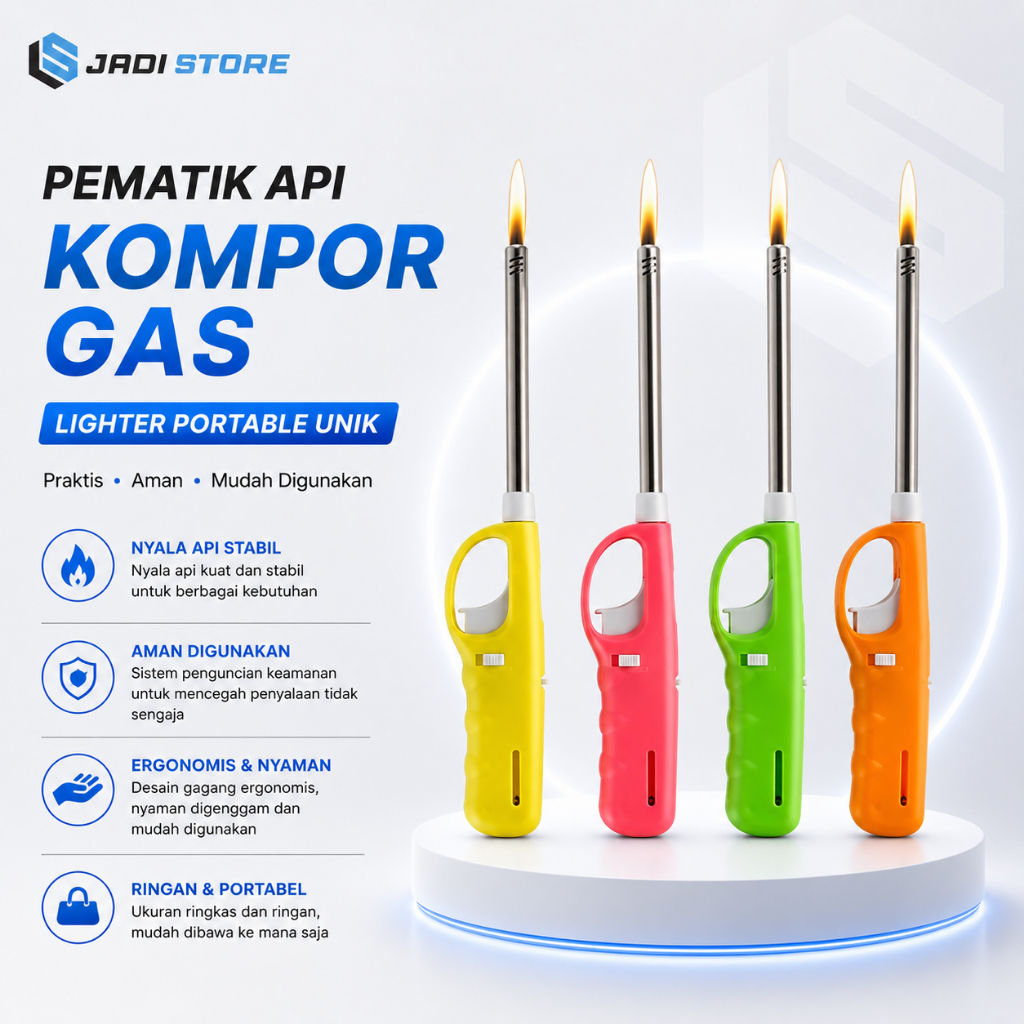 Pemantik Api Kompor Gas Korek Api Kompor Lighter Pematik Portable Unik