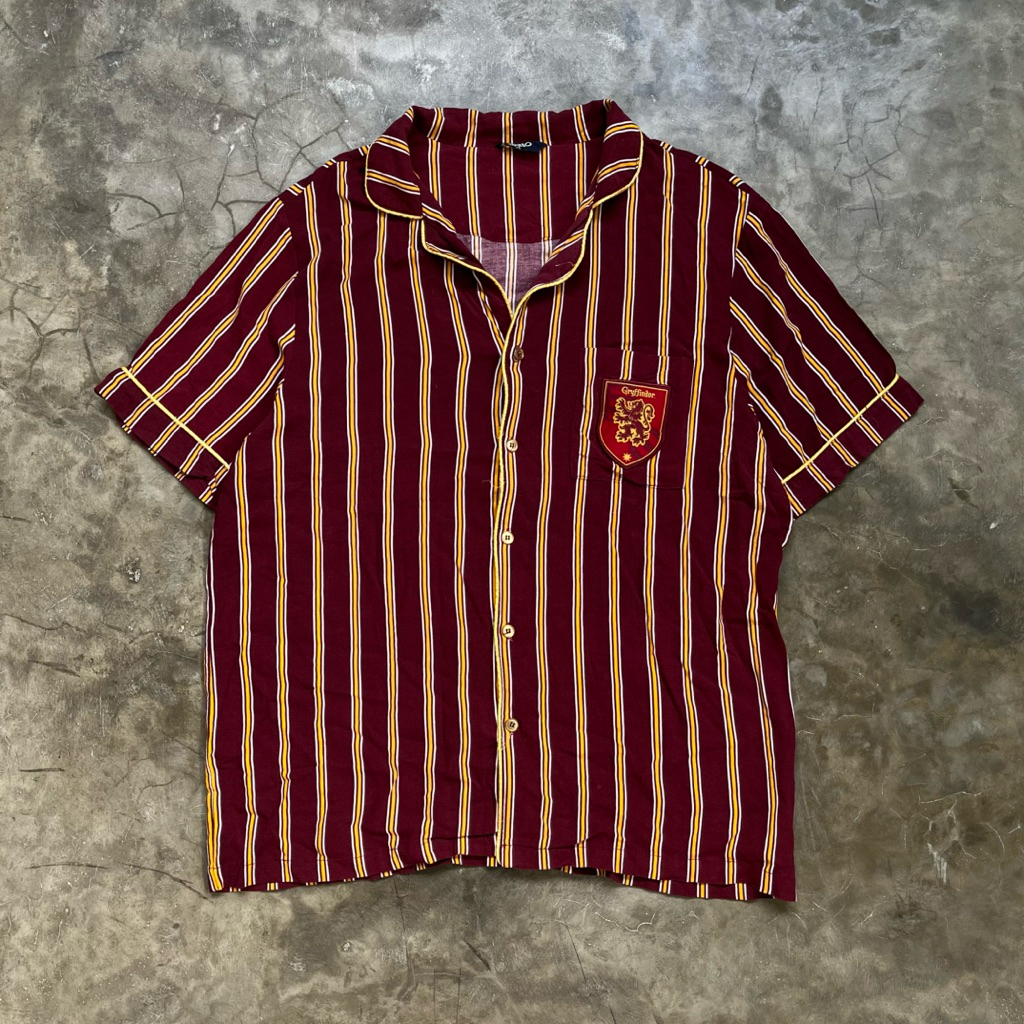 SPAO Harry Potter Gryffindor dorm pajama top striped