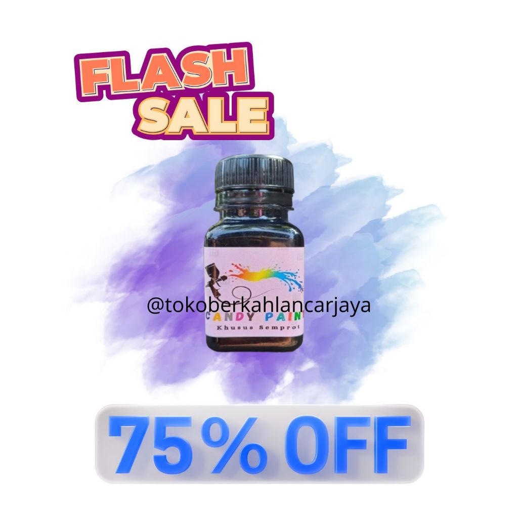(SEMPROT) 50 ML CANDY PAINT CAT SEMPROT CHROME CANDY PAINT CAT PELAPIS LOGAM CANDY CHROME CANDY PAIN