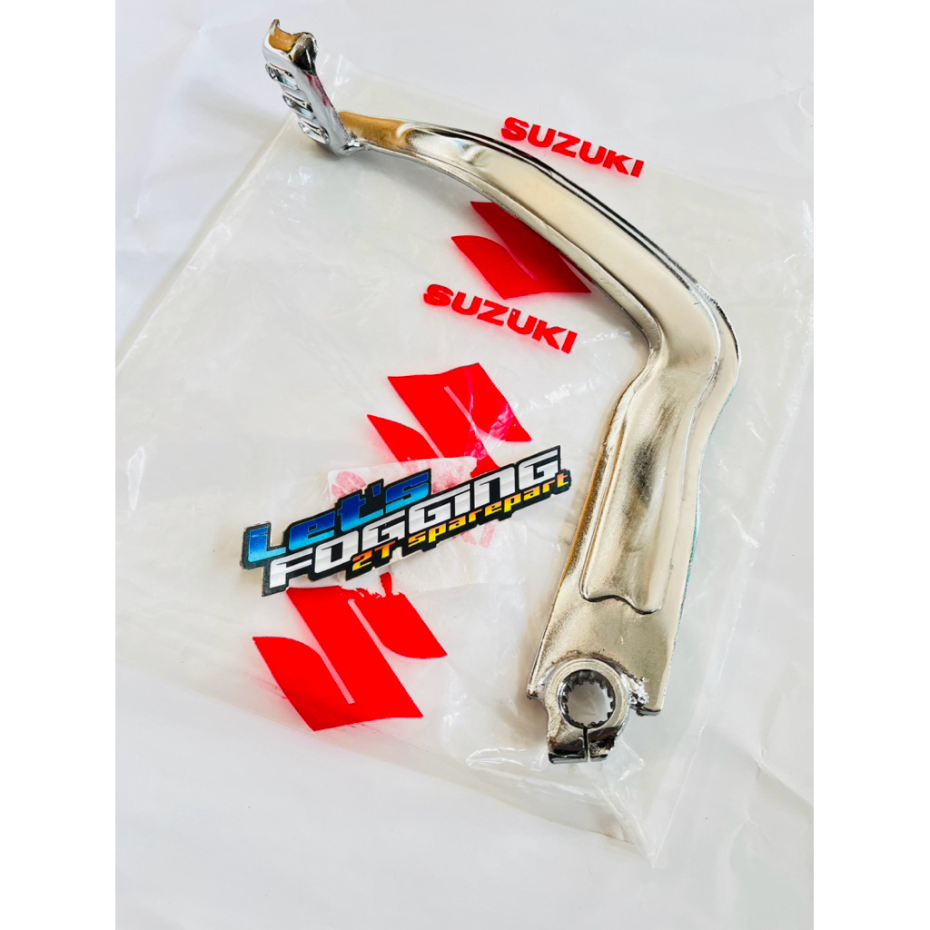 injakan pedal rem belakang satria hiu satria lumba pedal rem belakang cakram satria 2 tak double dis
