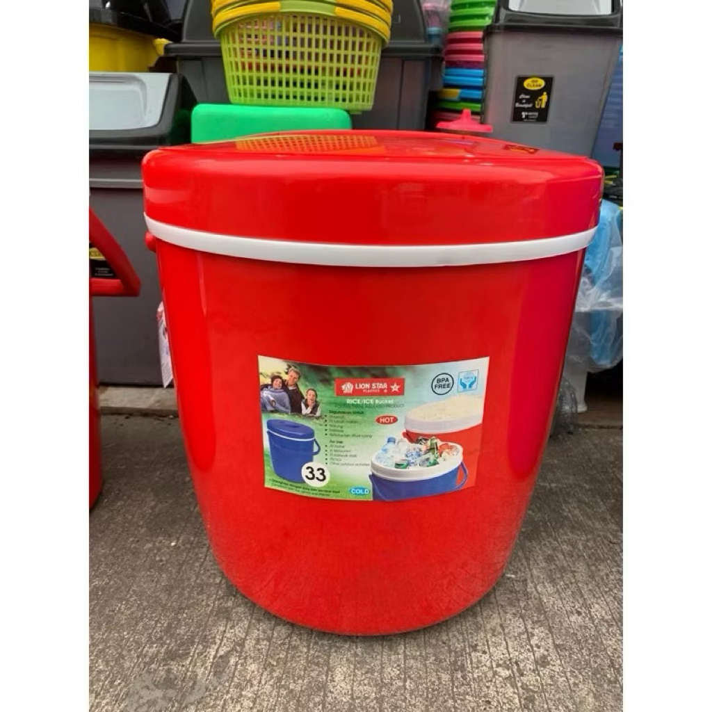 Rice Bucket LionSTAR 33 Liter / Termos Nasi LionSTAR
