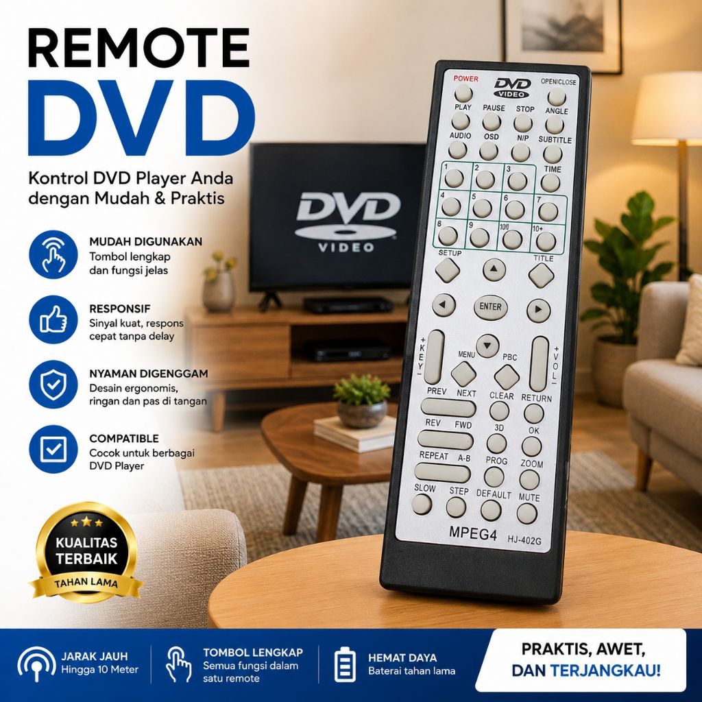 Remote DVD CHINA MAXTRON MPEG4 402G