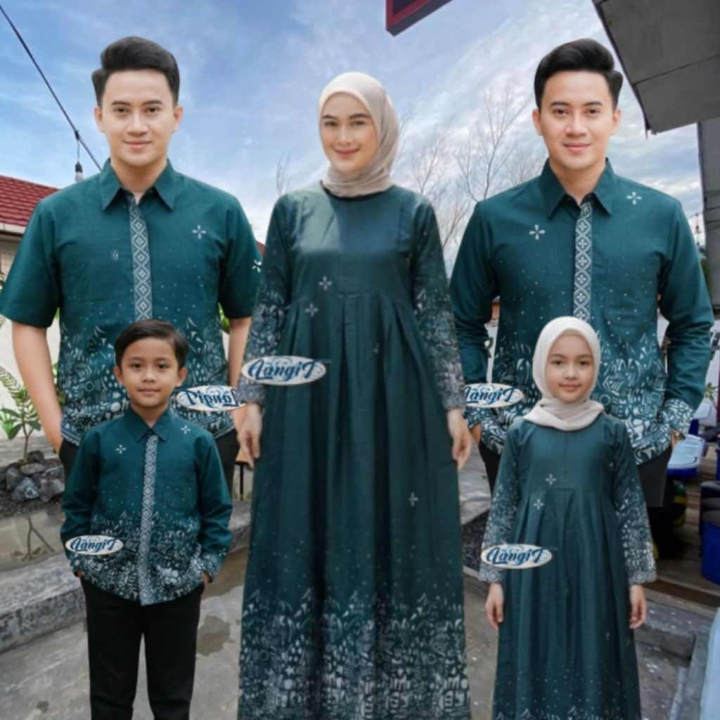 Batik Couple Keluarga Kondangan Wisuda Kekinian