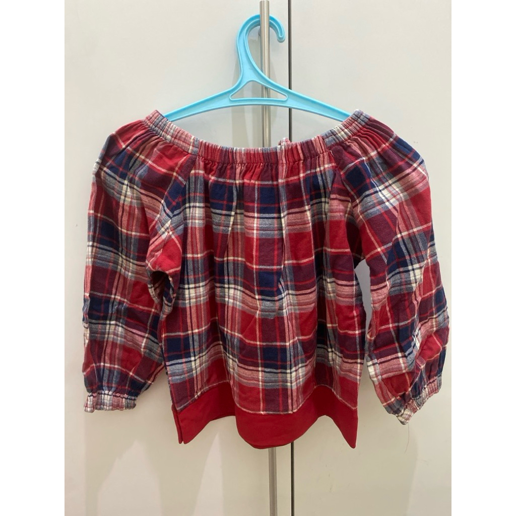 baju tartan preloved
