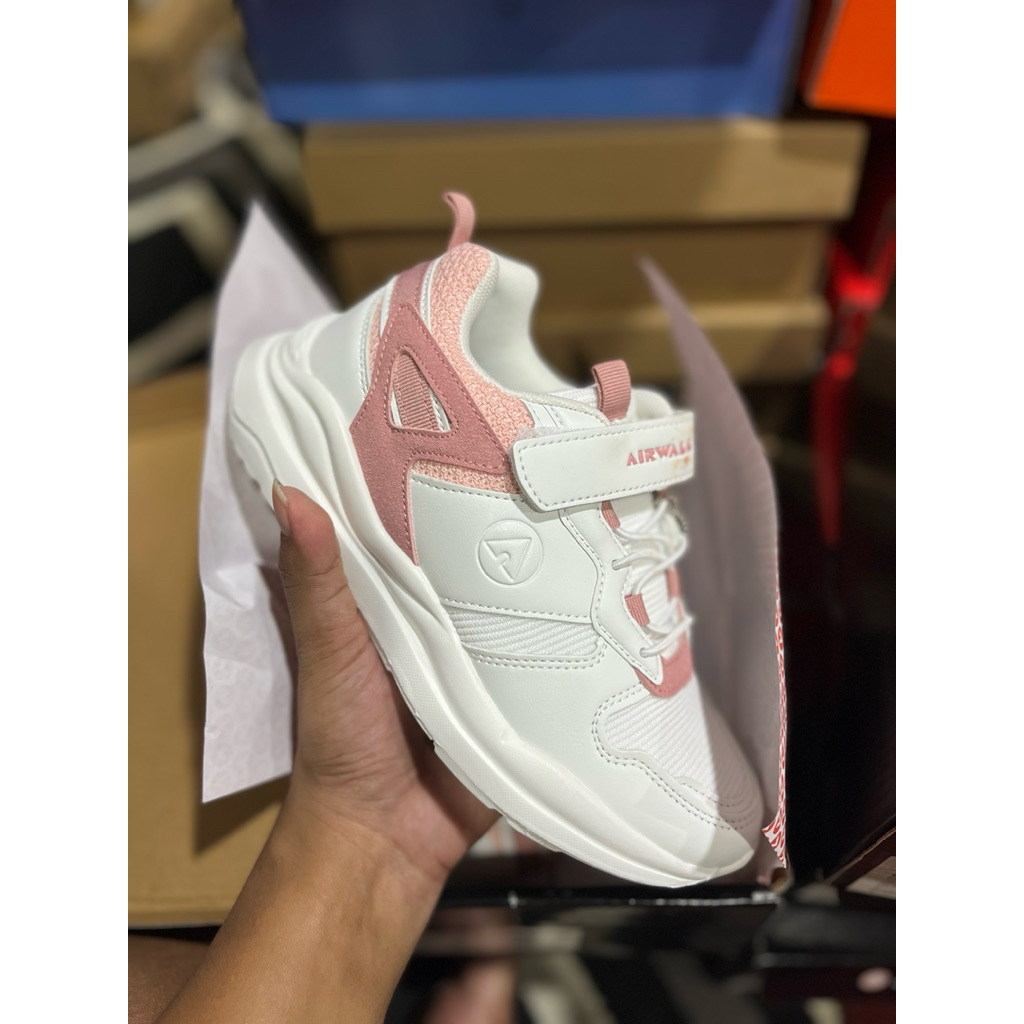 Airwalk Edu JR Kids White Pink Original BNIB