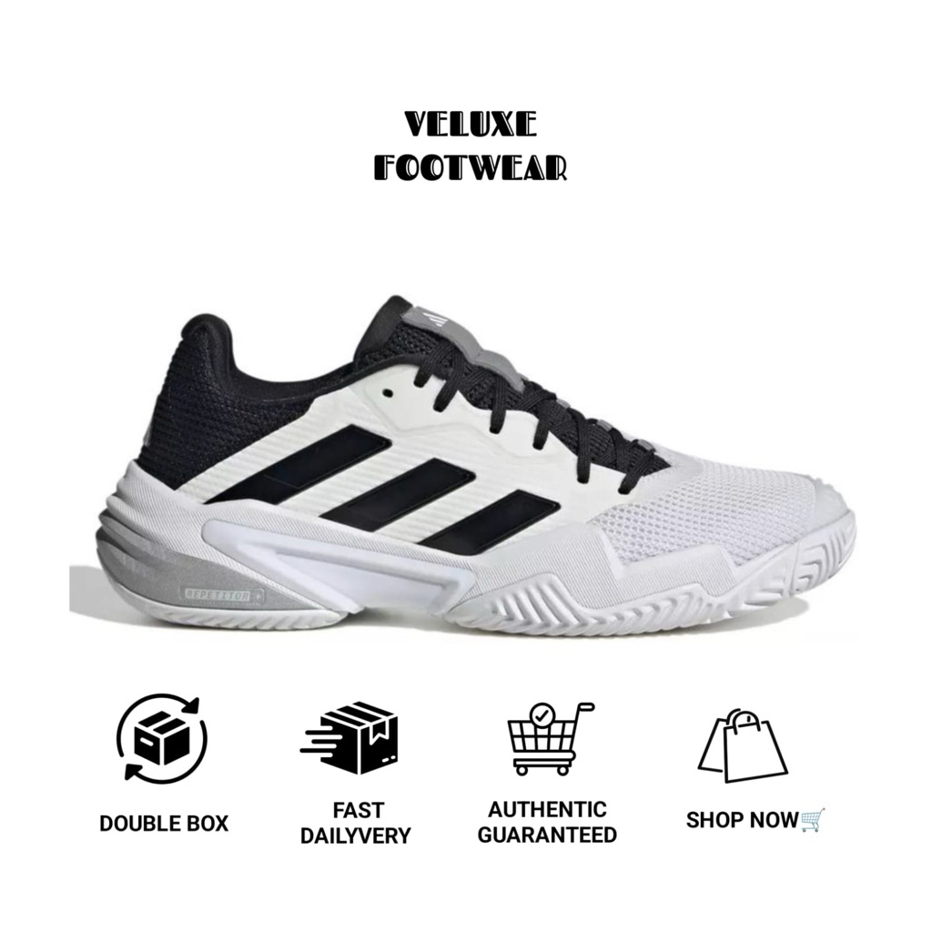 Adidas Barricade 13 Cloud White Tennis Shoes