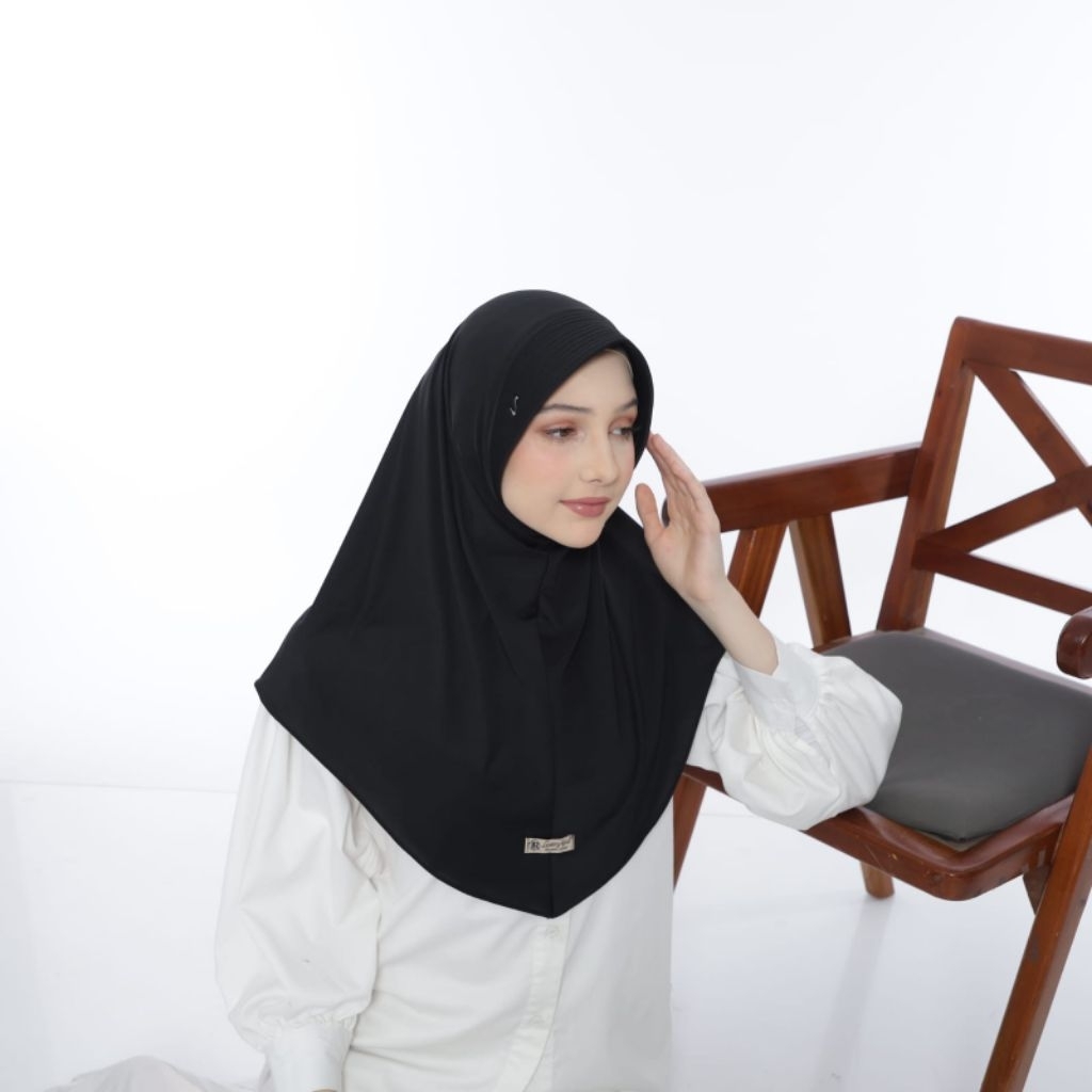 Hamidah - Hijab Adeeva Bergo size M hamidah/Bergo Hamidah Pad Panjang