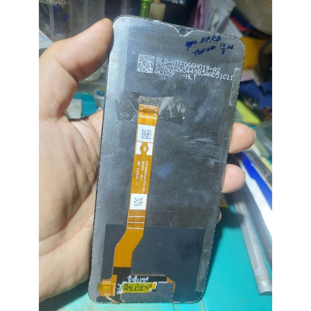 Lcd Ori Bawaan Oppo A17 Copotan Cabutan Minus..