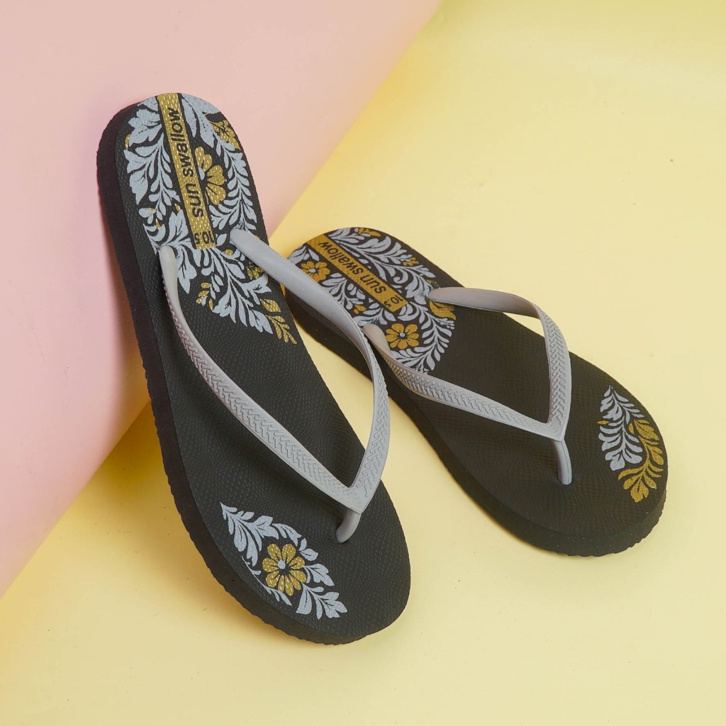 ASLI ORIGINAL Sandal Jepit / Sendal Jepit Wanita Sun Swallow Ladies Batik