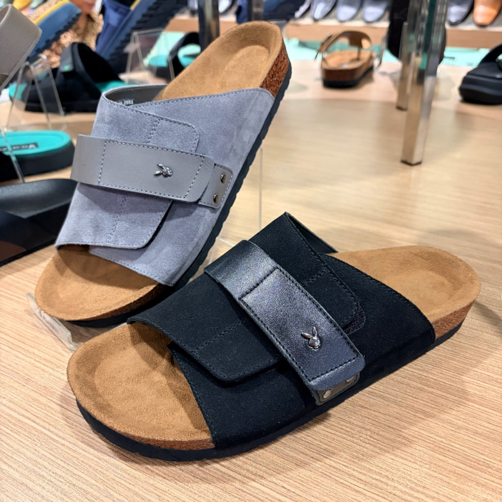 PLAYBOY  sandal pria bahan kulit