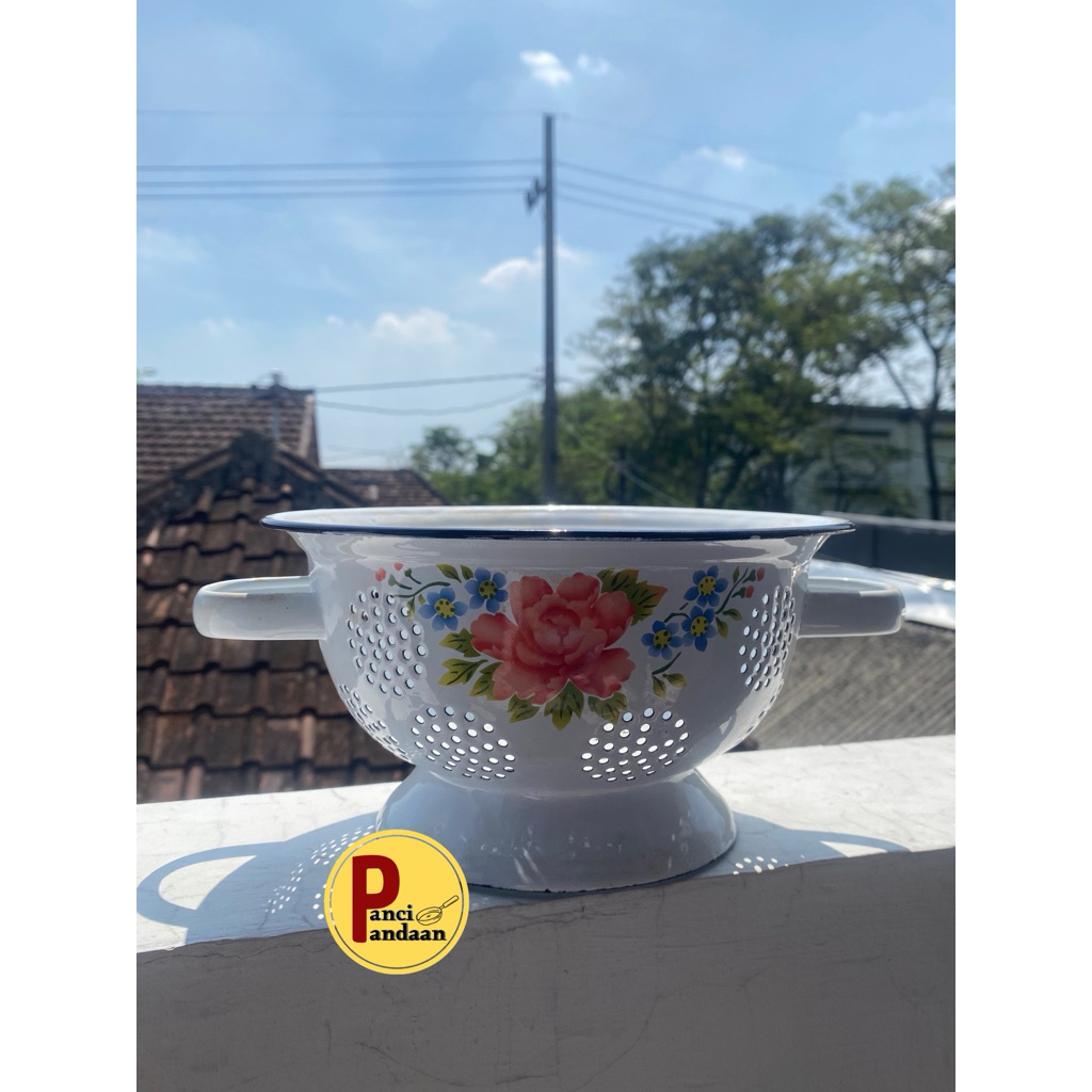WAKUL NASI ENAMEL 22cm SANGKU NASI BAKUL TEMPAT NASI