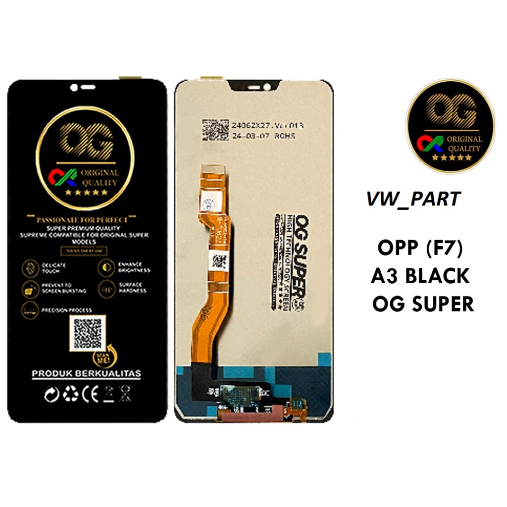 LCD TOUCHSCREEN OPPO F7 COMPLETE ORIGINAL 100%