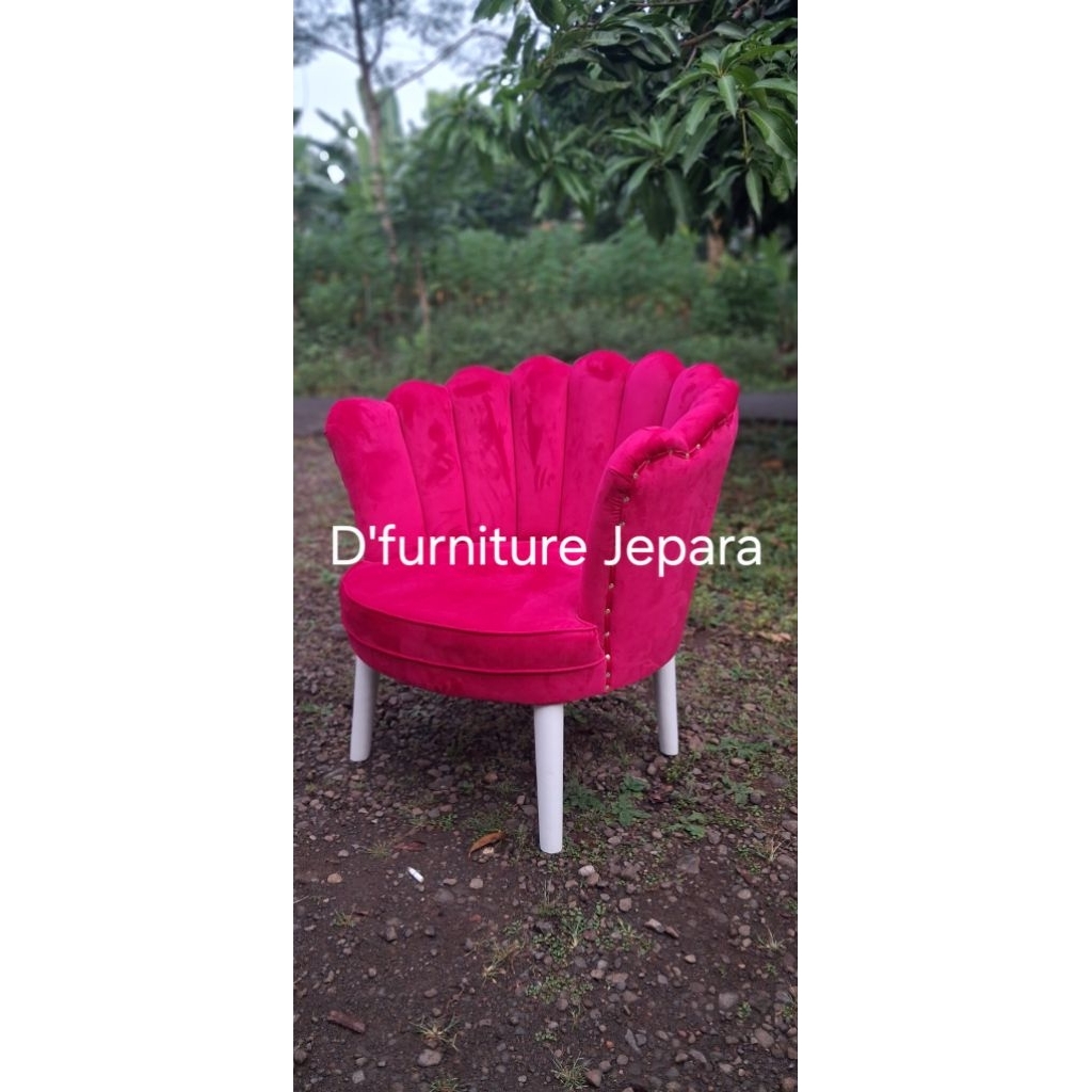 sofa kerang, kursi sofa kerang, sofa pelaminan