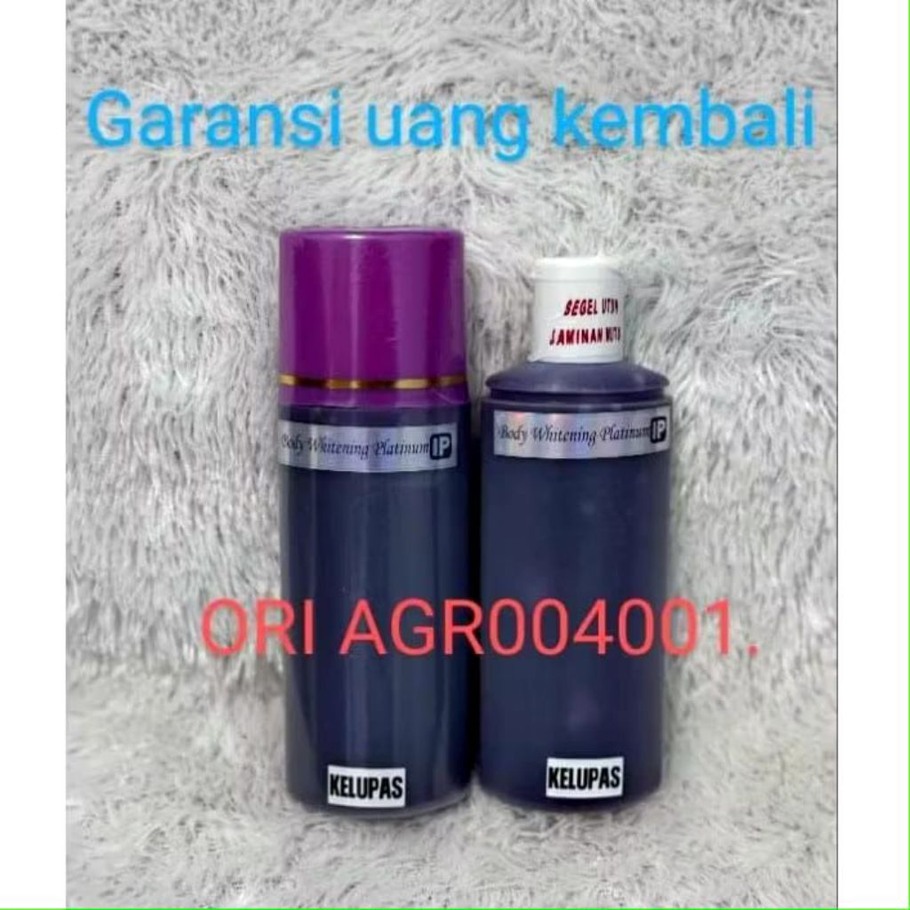 HB Meratakan warna kulit body platinum kelupas ( pengelupasan ) isi 2 varian pemutih badan HB KELUPA