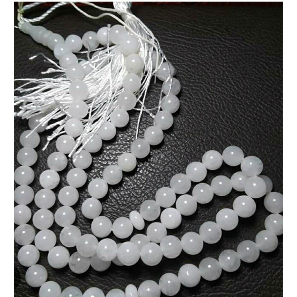 TASBIH BATU BIDURI BULAN ORIGINAL KUALITAS TERBAIK