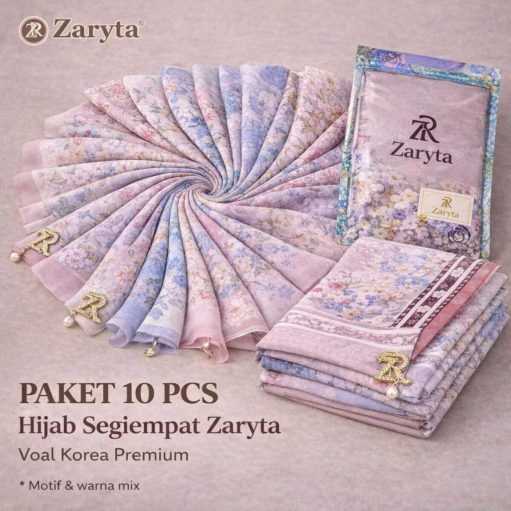 10pcs Voal Zaryta Logo Motif | Zaryta Motif