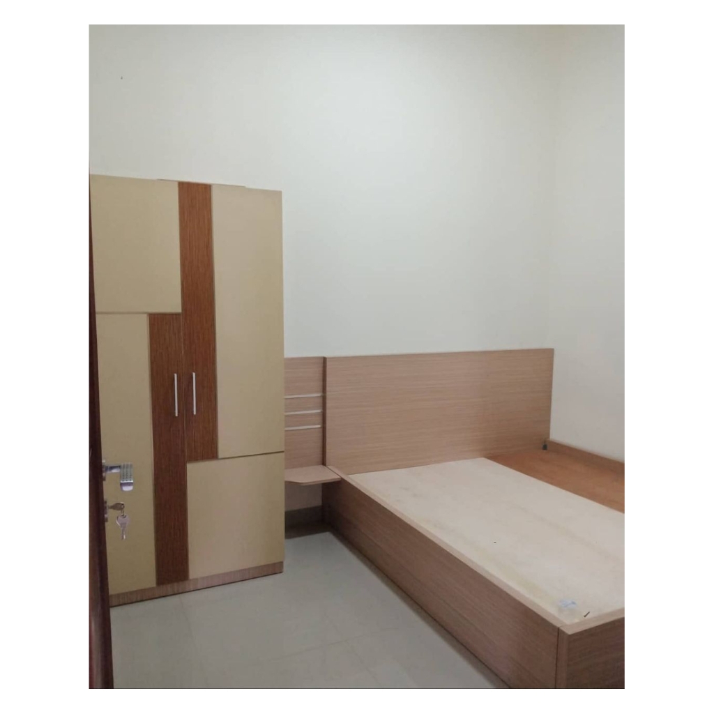 Custom Set Kamar Utama Minimalis Modern | Dipan + Lemari + Backdrop TV | Start Harga 5.500.000/Unit 
