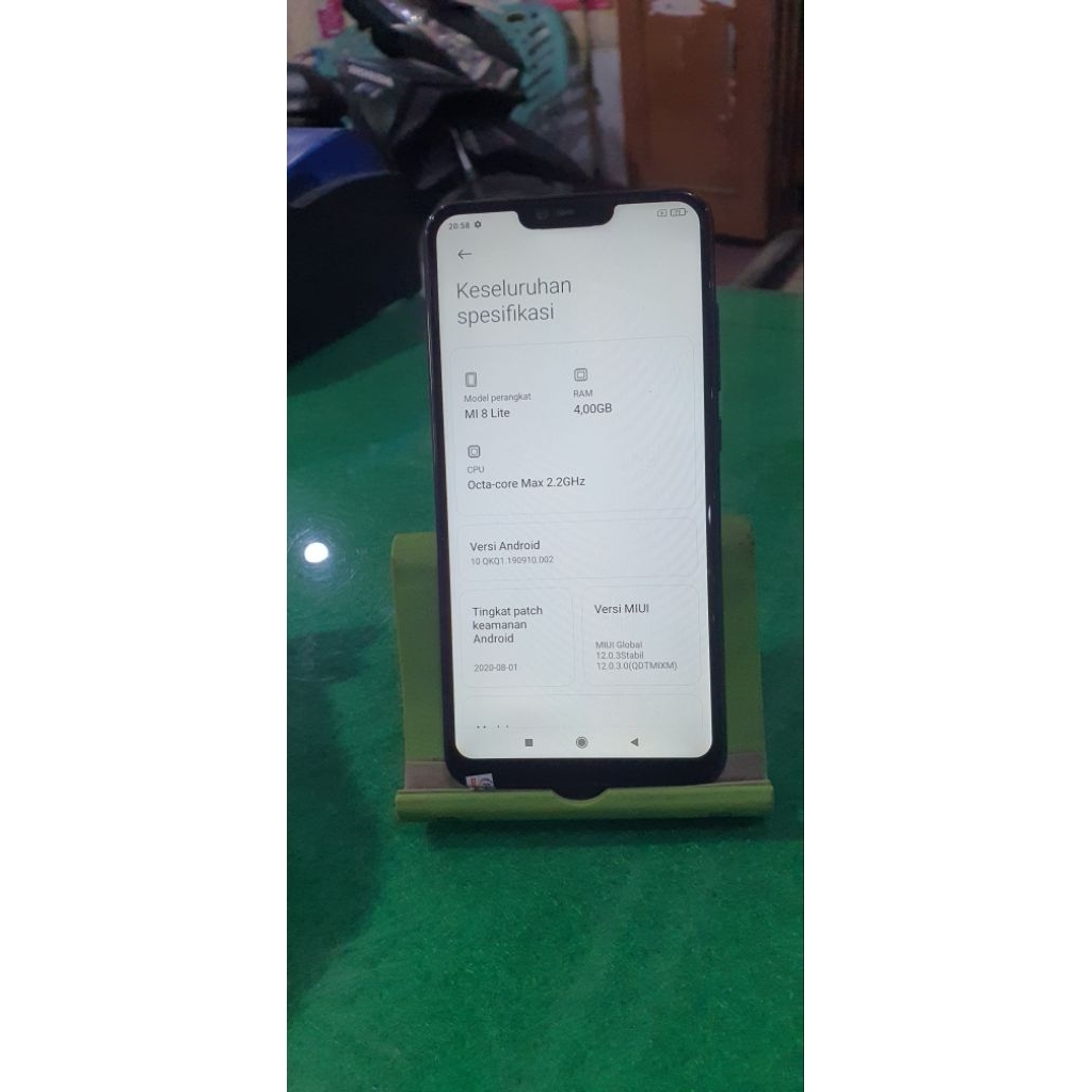 xiomi  8 lite ram 4/64gb
