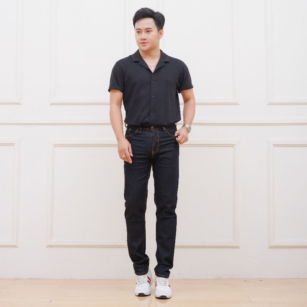 celana Panjang  Pria Jeans retro