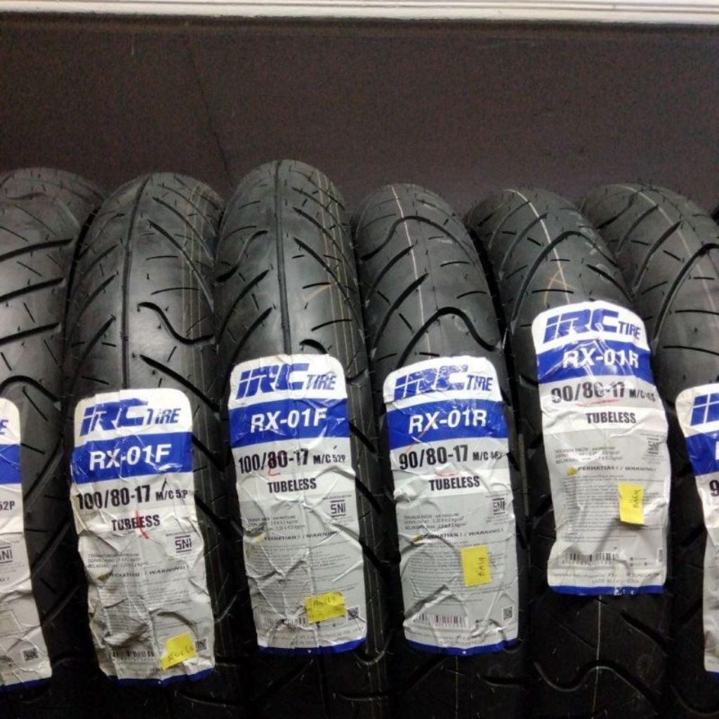 Ban CBR 150 IRC RX01 100/80-17 130/70-17 depan belakang paket sepasang TUbeless