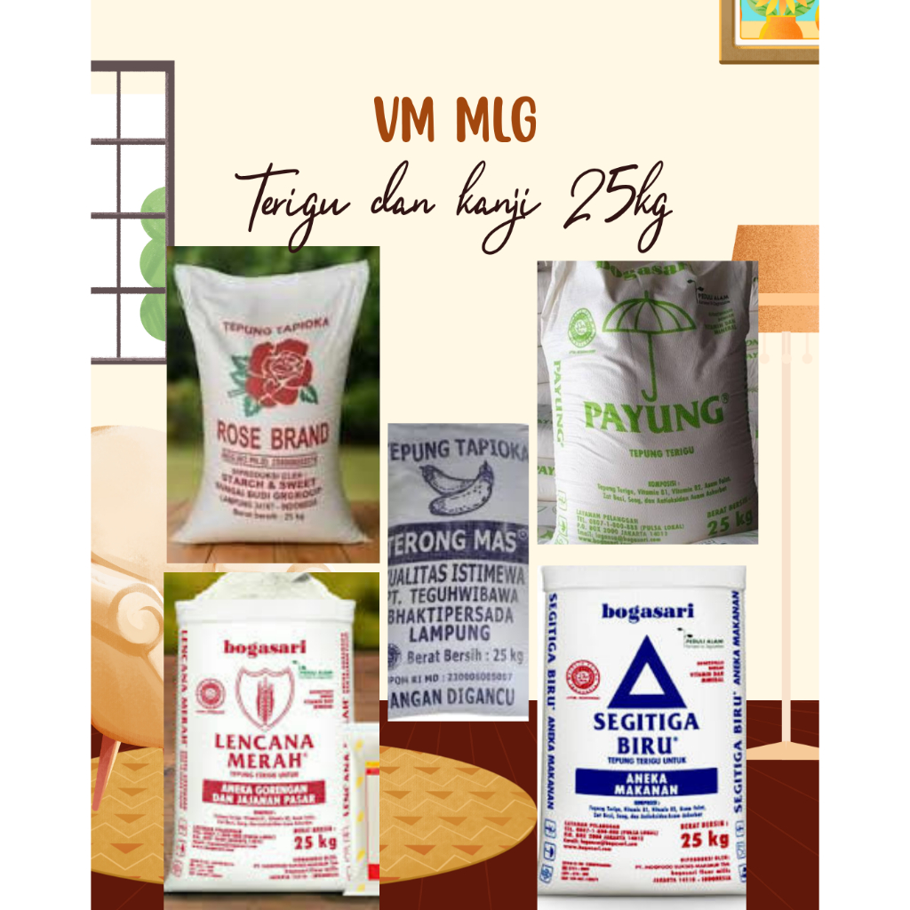 VM- Tepung terigu 25kg sak