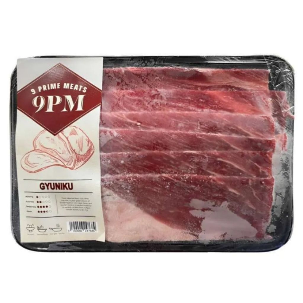 9PM Beef Gyuniku Pack 200 gr (only same day,grab,gojek)