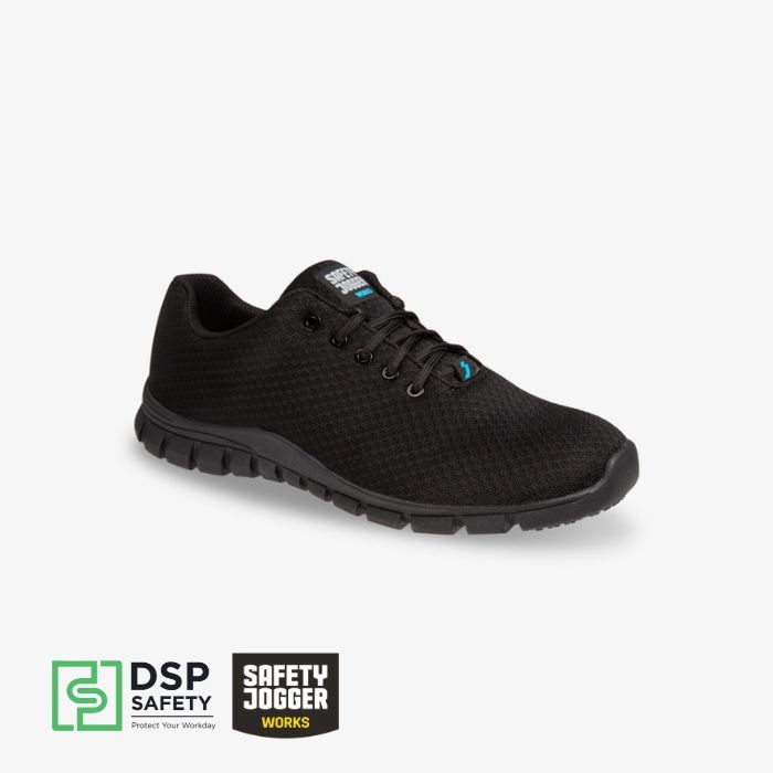 Safety Jogger KASSIE Sepatu Kerja ESD Anti Slip Sneaker Safety Wanita Pria Original