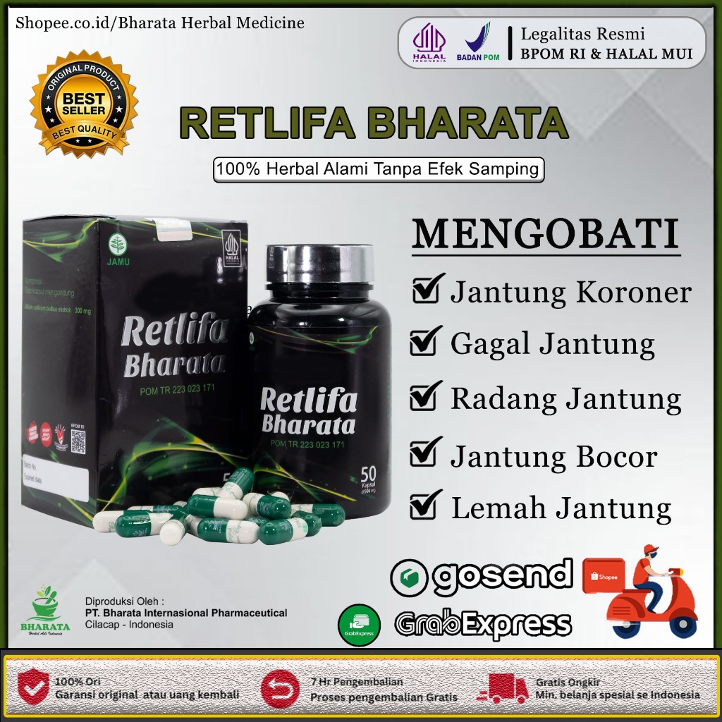 Retlifa Bharata Obat Penyumbatan Jantung Obat Jantung Koroner Jantung Bengkak