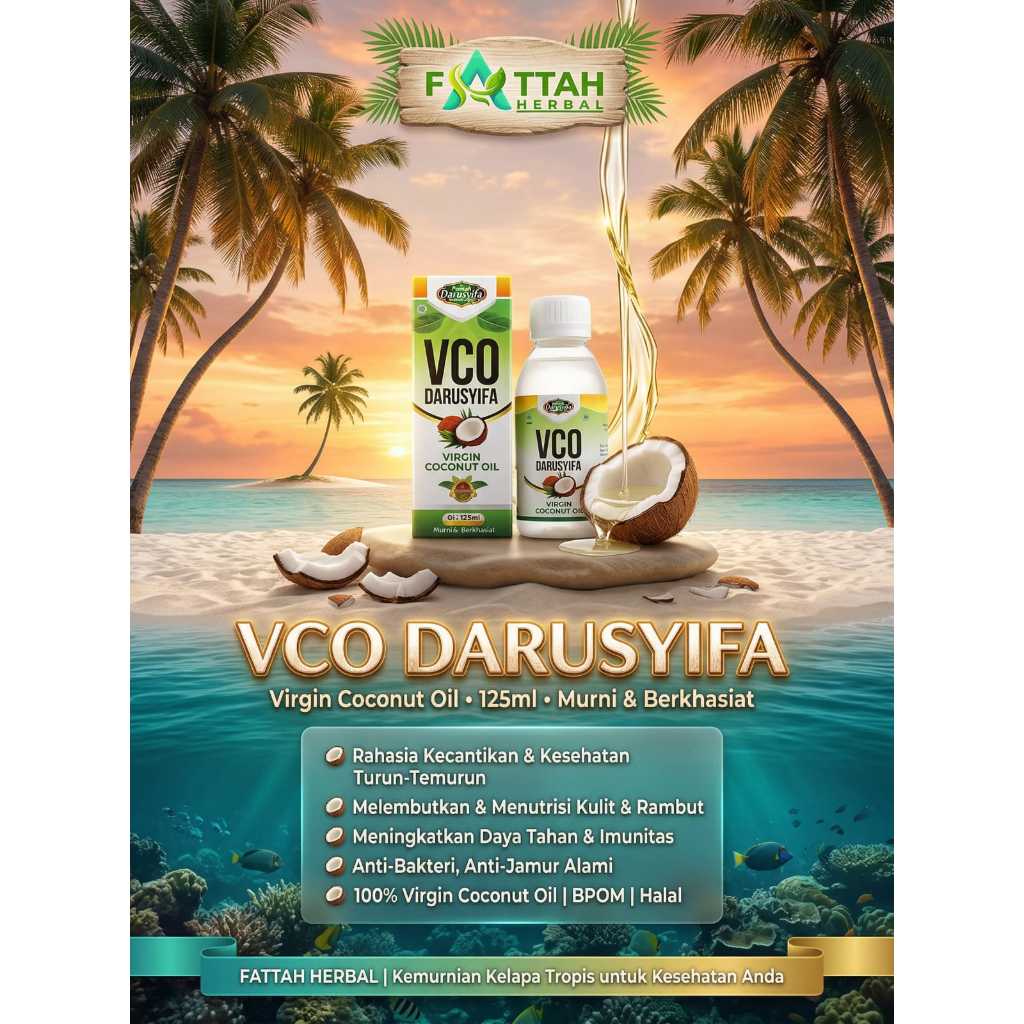 MINYAK KELAPA VCO Darusyifa 125ML | VCO