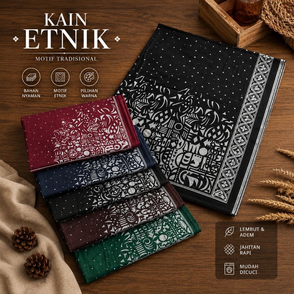 KAIN BATIK SUTENA TERBARU EMERALD MAHONI BURGUNDI