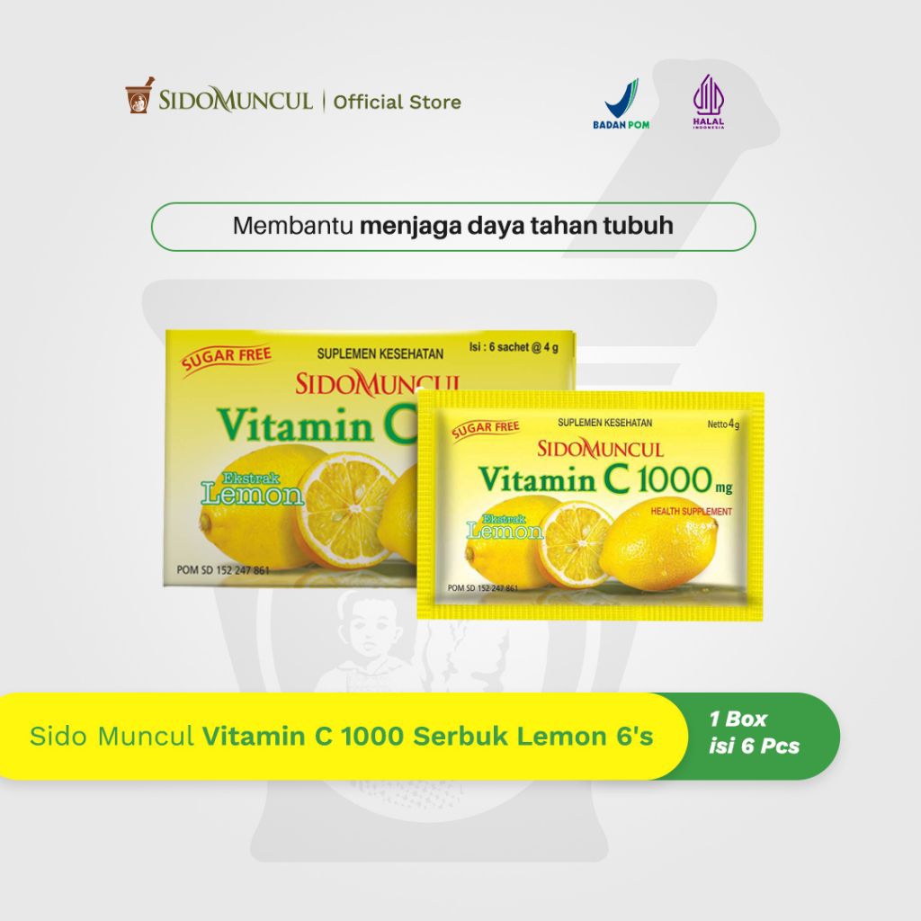 {3BOX SIDOMUNCUL} Sidomuncul C1000 Ekstra Lemon