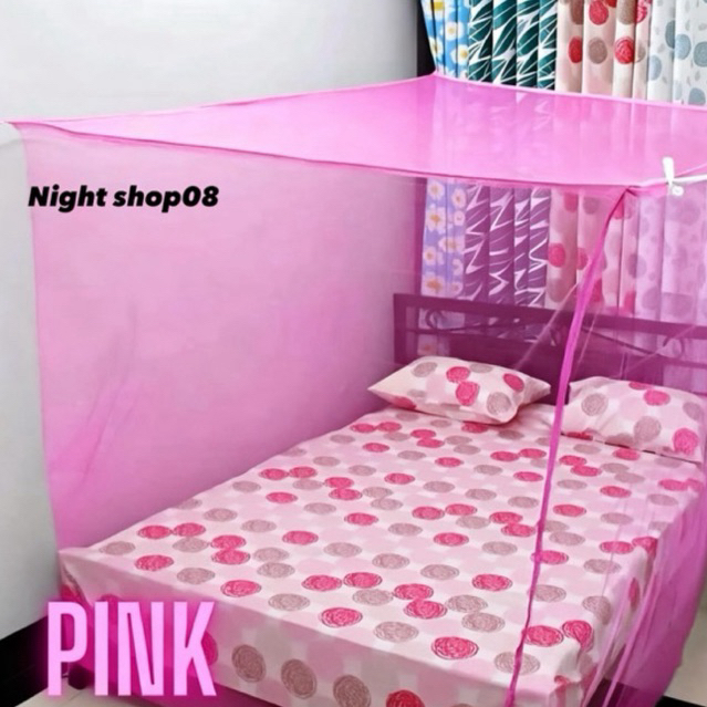 Kelambu Kotak Polos Jumbo 180x200cm Kelambu trikot kotak polos
