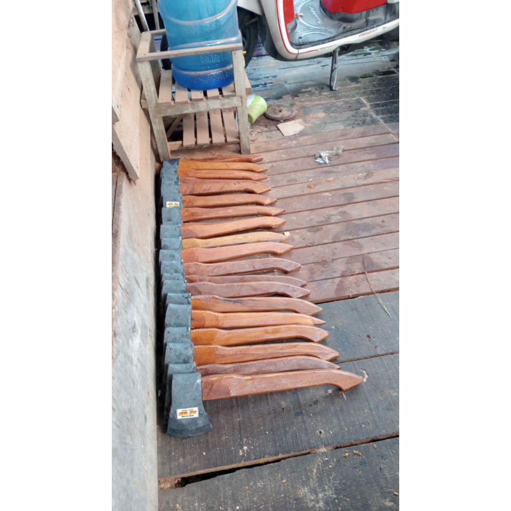 kapak besar sedang kecil kodean/20pcs gagang kayu ulin